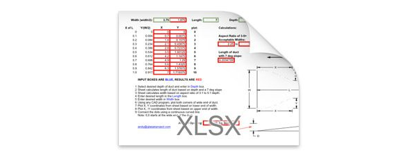 NACA Duct Profile Calculator v1.1 (A Plunkett)