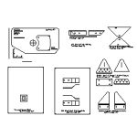 GlaStar Paper Templates CAD