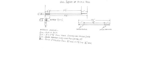 GlaStar and Sportsman wing-fold brace drawing