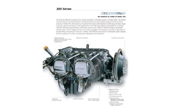 Lycoming O-320 and O-360 Engine Series Specifications