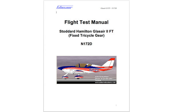 Flight Test Manual - Glasair II FT (Dave McDonald)