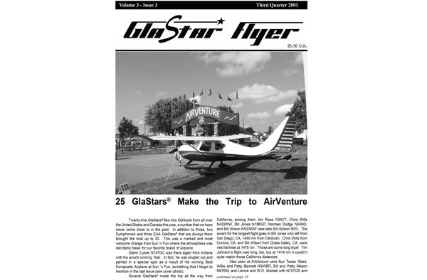 GlaStar Flyer 2001 Q3
