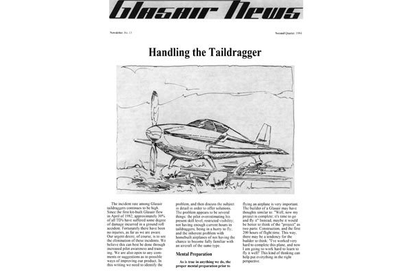 Glasair News 1984 Q2 #13