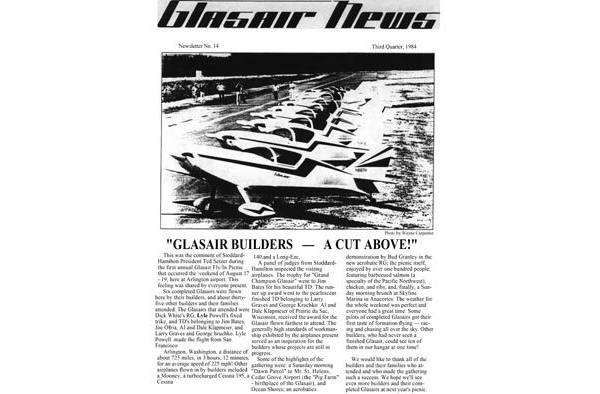 Glasair News 1984 Q3 #14