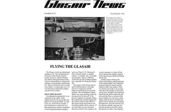 Glasair News 1986 Q2 #21