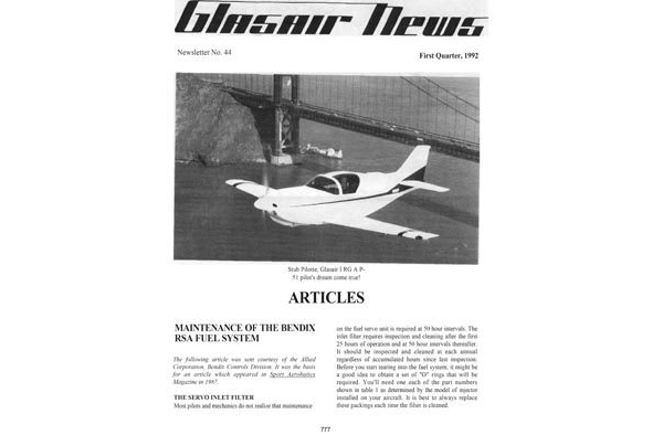 Glasair News 1992 Q1 #44