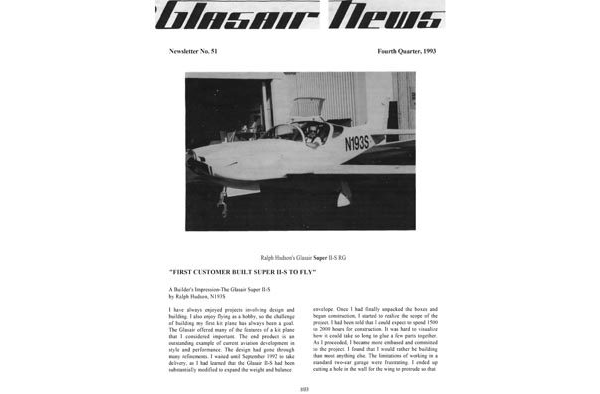 Glasair News 1993 Q4 #51