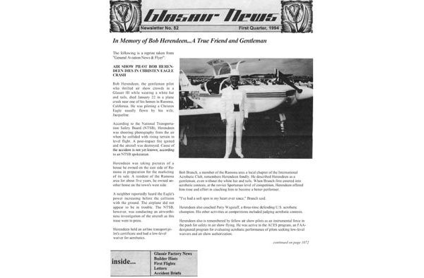 Glasair News 1994 Q1 #52