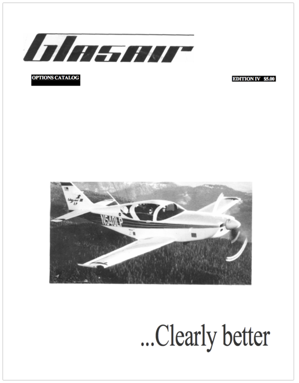 Glasair Options Catalog Edition 4