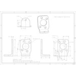 Glastar and Sportsman Jack Pad Drawings for 5 and 6-inch wheels (T Cox)