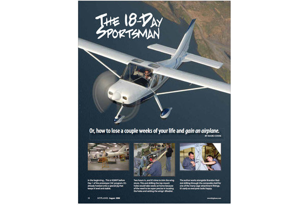 Kitplanes - 18-Day Sportsman Series