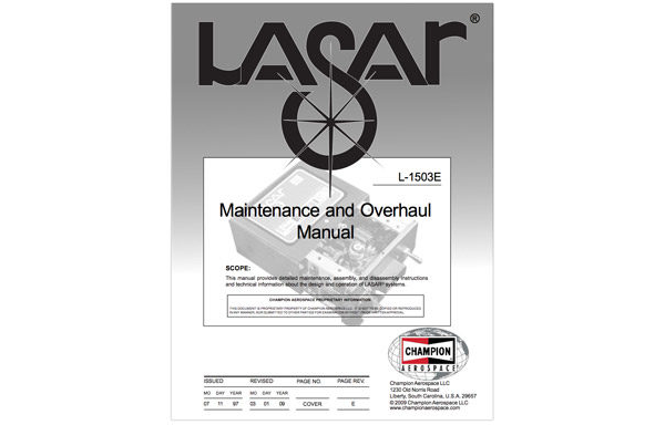 Lasar Electronic Ignition L-1503E Maintenance & Overhaul