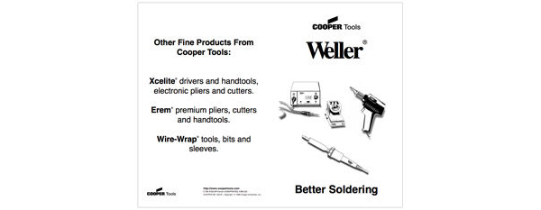 Soldering Tips from Weller- Better Soldering