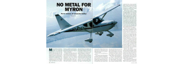 Sport Aviation - No Metal for Myron