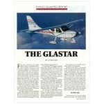 Sport-Aviation GlaStar Flying Qualities Report 0498