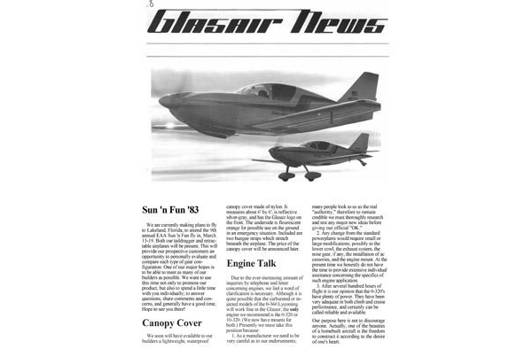 Glasair News 1983 Q1 #8