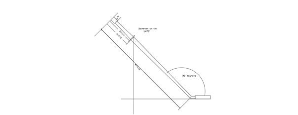 GlaStar Gear Leg CAD Drawing