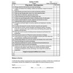 Glastar Maintenance Checklist Sample