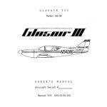 Glasair III Owner's Manual (POH)