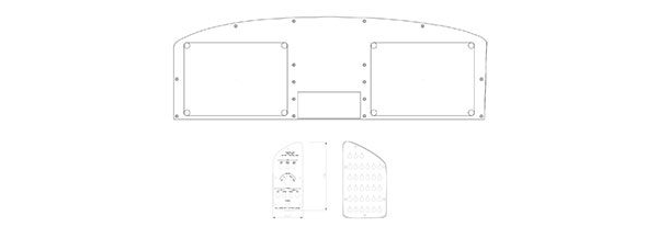 Instrument Panel CAD Drawings - Sportsman