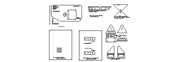 GlaStar Paper Templates CAD